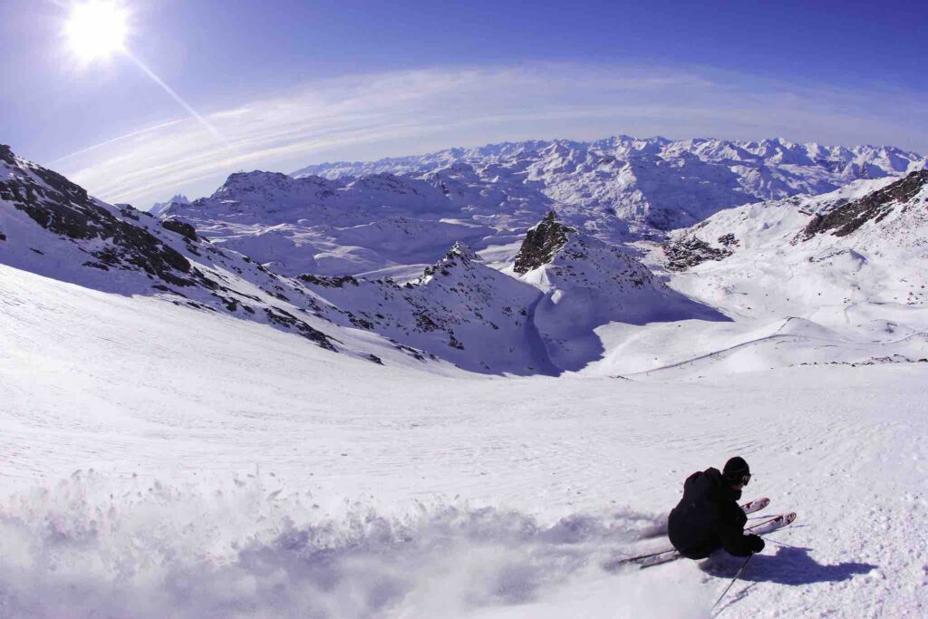 Ski de poudreuse a Val Thorens