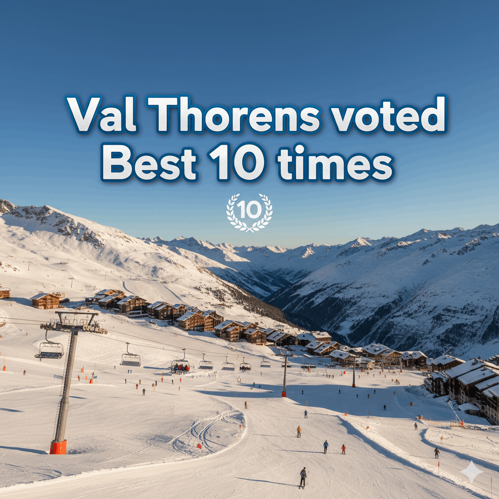 Val Thorens voted Best 10 times