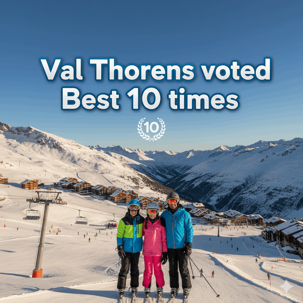 Val Thorens voted Best 10 times